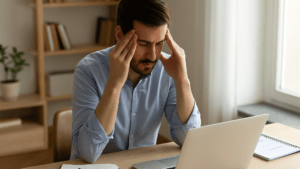 modern home office mental overload